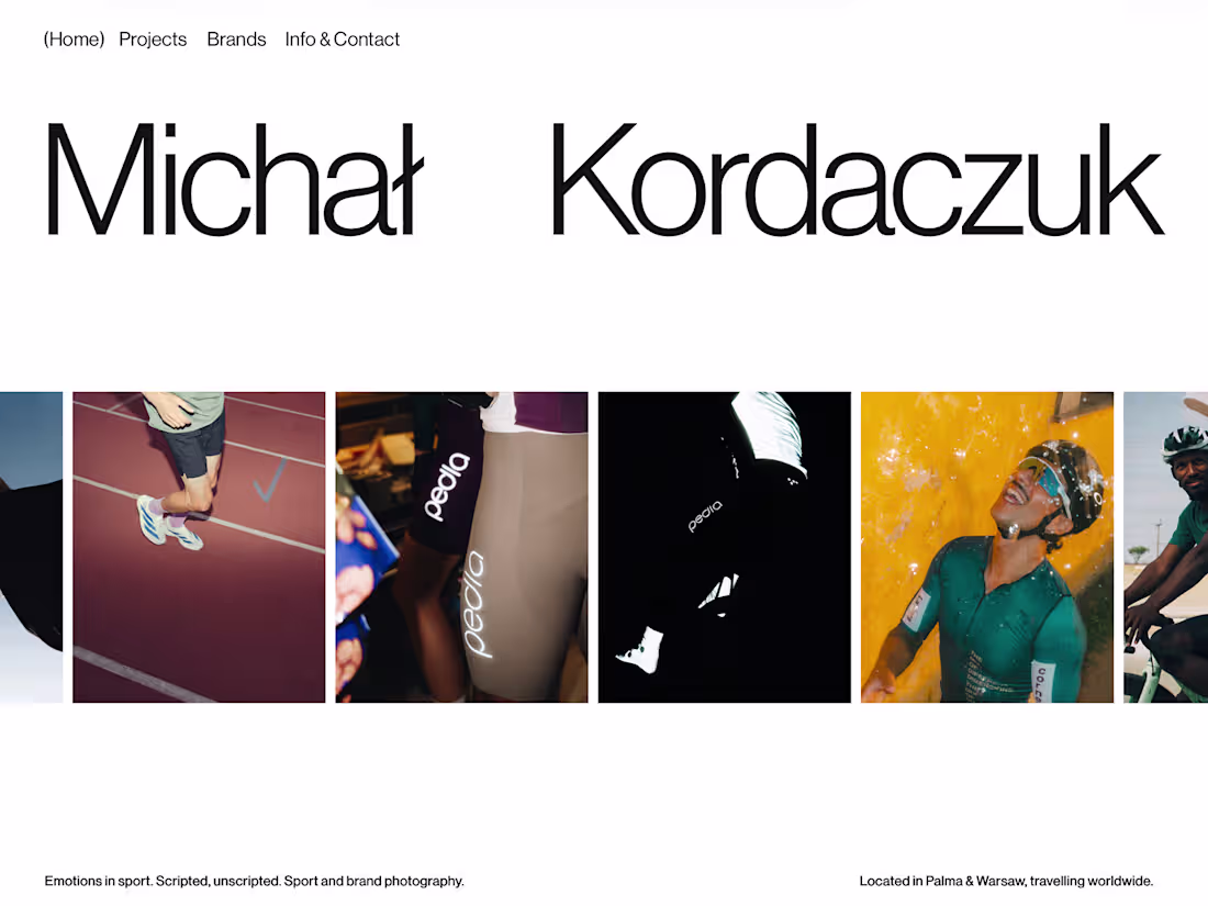 Cover image for Michał Kordaczuk Website Design