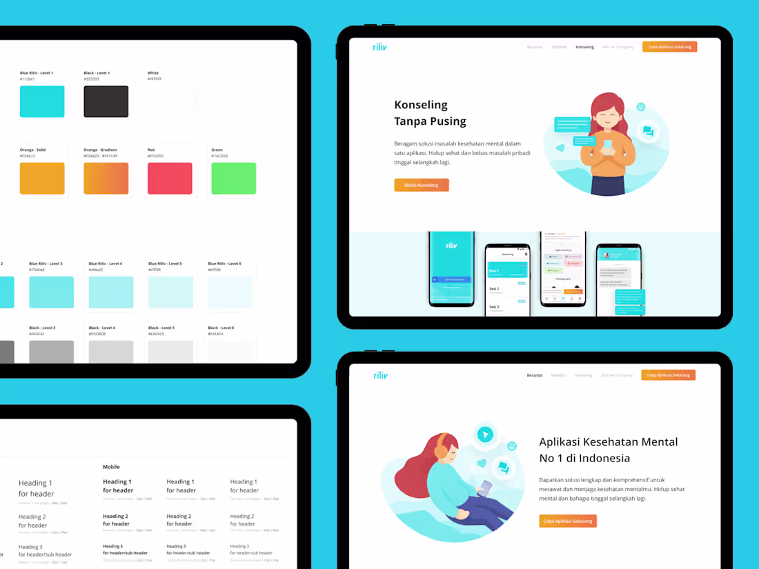 Cover image for Redesign Riliv Website for Optimizing Consistency