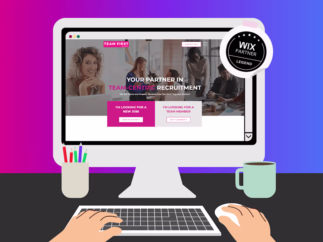 Cover image for Wix Editor Landing/ One Page Website