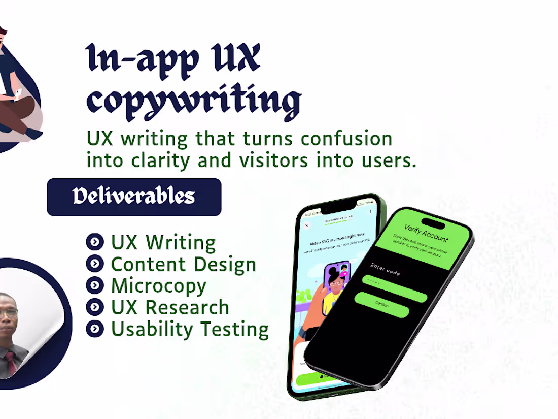 Cover image for In-app UX writing for apps