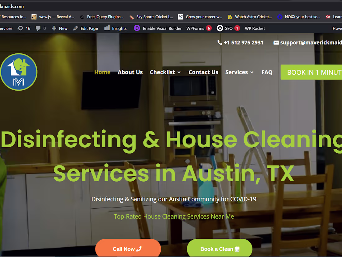 Cover image for Maverick Maids Cleaning Service - The Best Cleaning Service