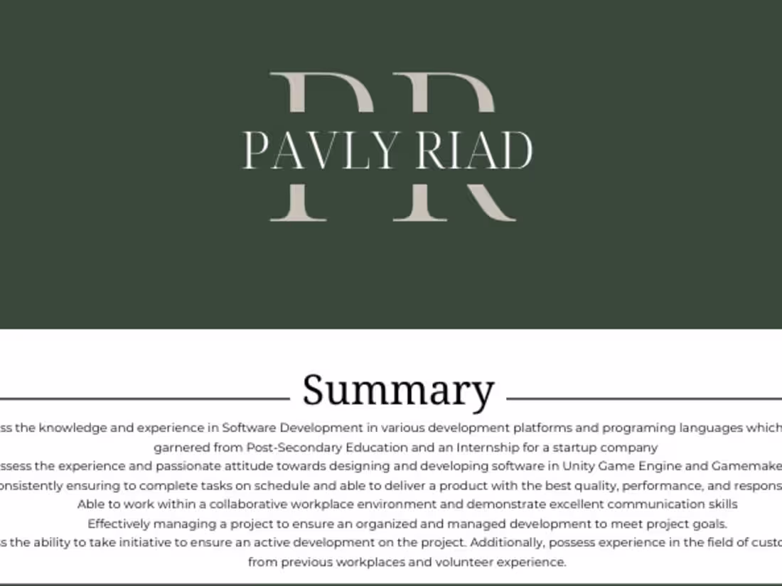 Cover image for Resume Editing