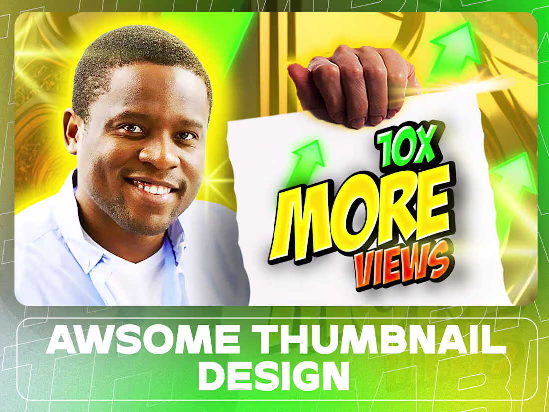 Cover image for Custom YouTube Thumbnail Design