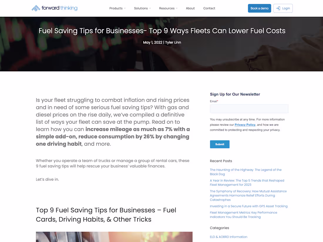 Cover image for SEO Blog for B2B SaaS Company