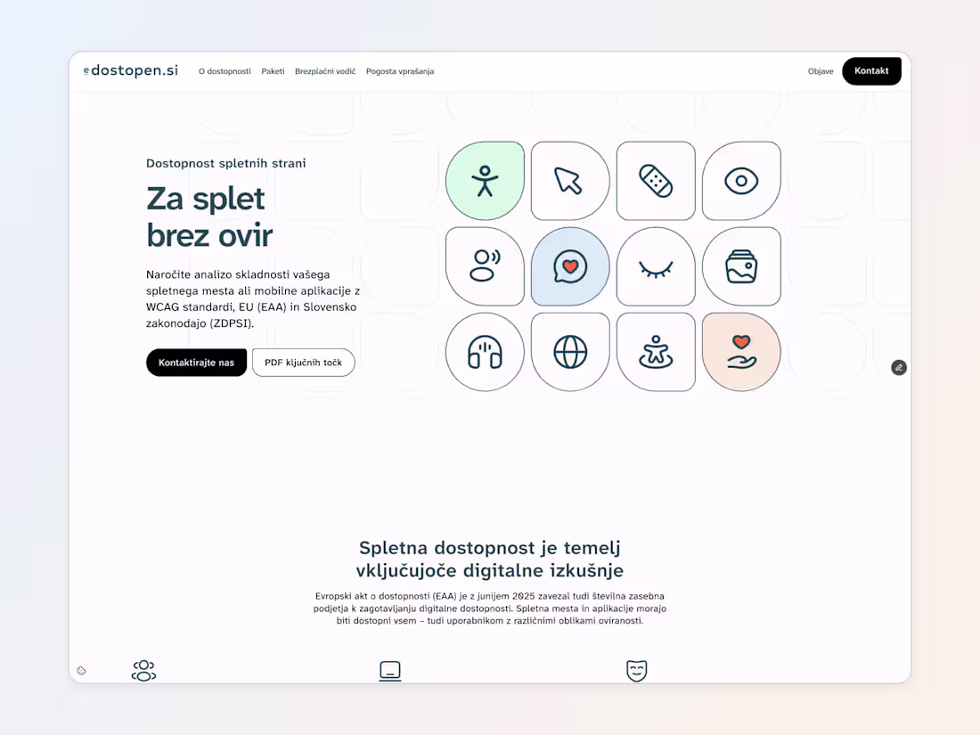 Cover image for A recent project for a company specializing in digital acces...