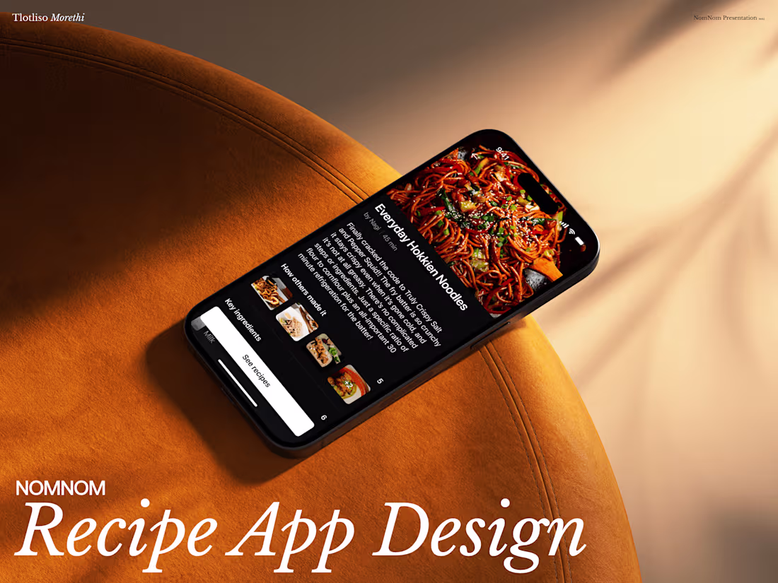 Cover image for NomNom: A Fresh Take on Meal Prep & Recipe Discovery