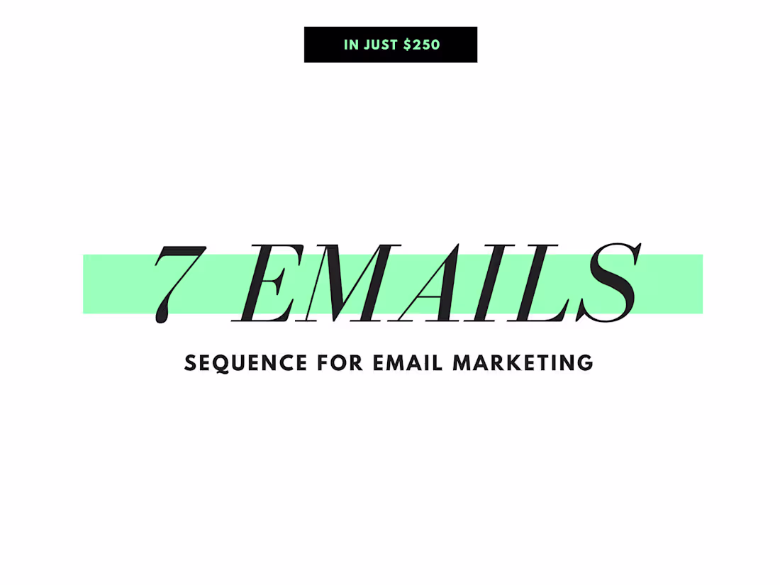 Cover image for 7-Email Sequence for Email Marketing