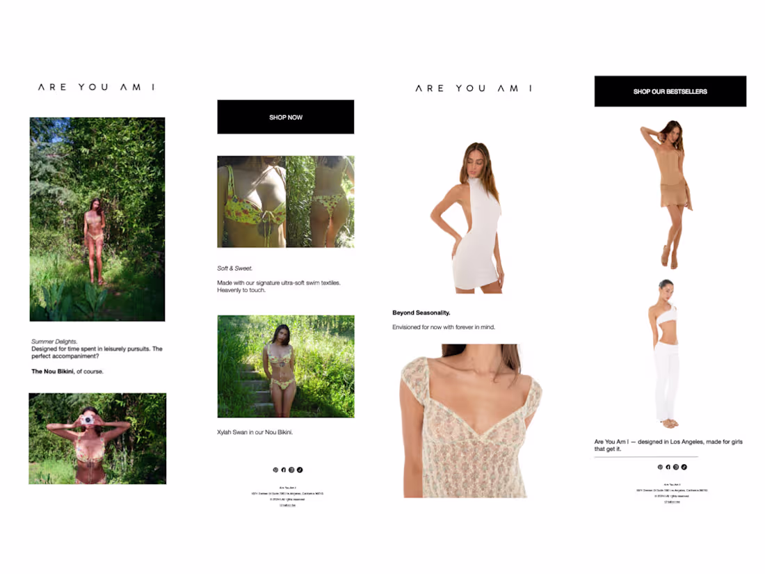 Cover image for Are You Am I Email Design