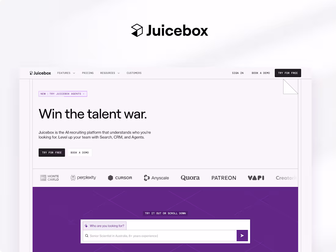 Cover image for Juicebox · Figma to Framer build