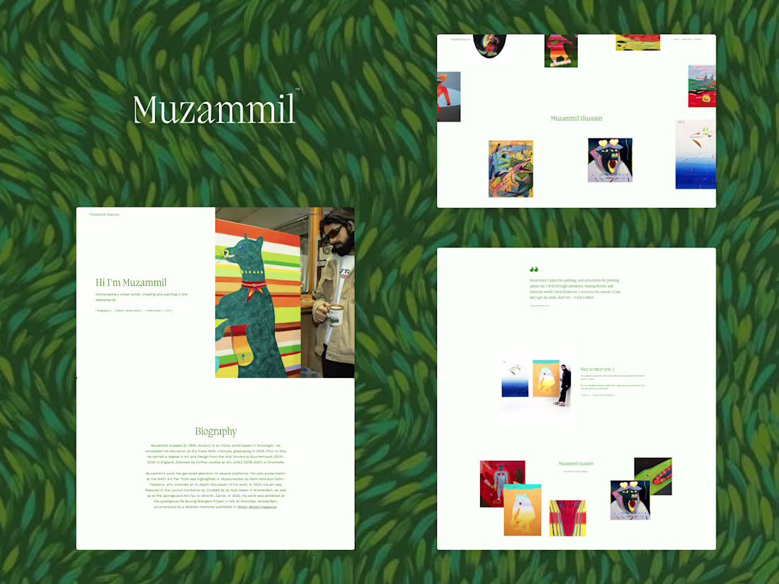 Cover image for Muzammil Hussain