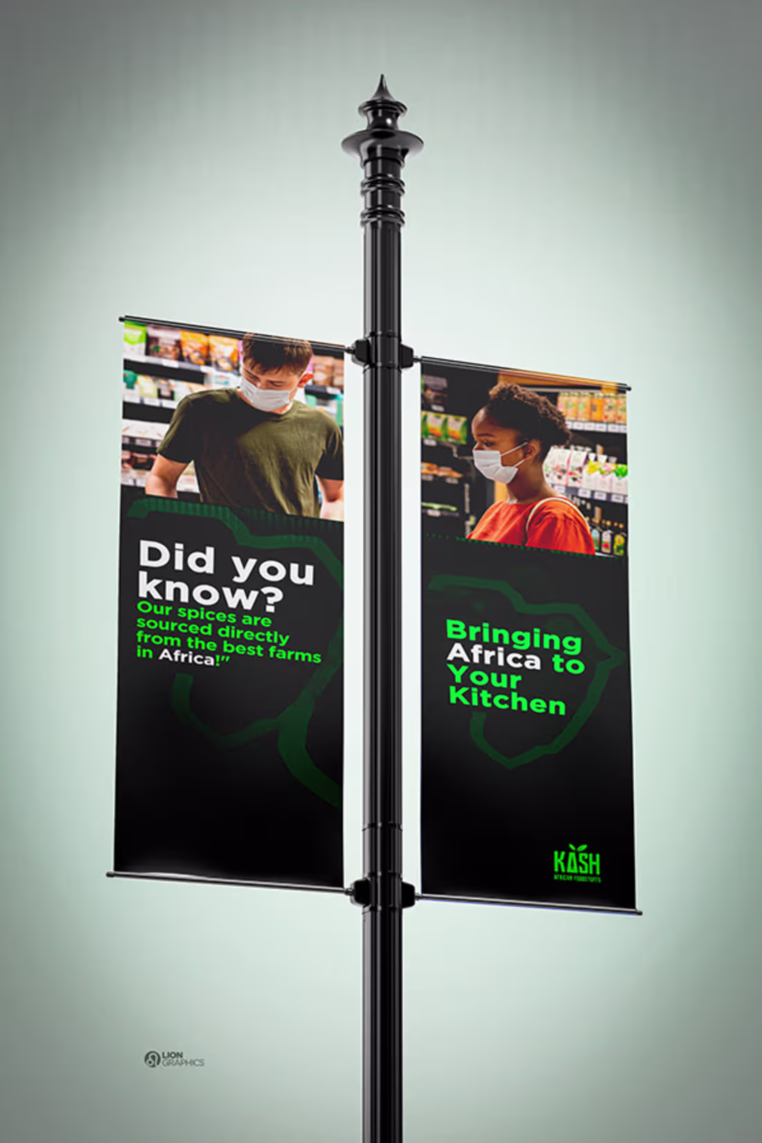 Cover image for Brand Identity Design for Kash African Foodstuffs