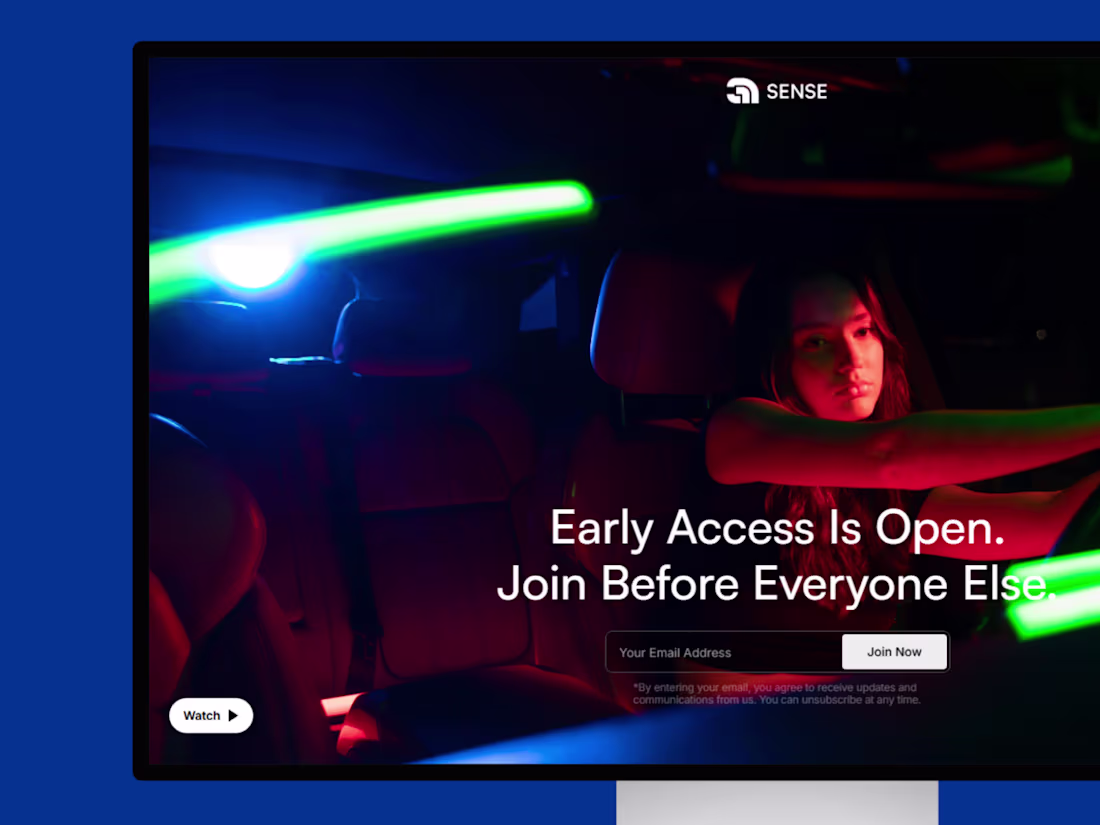 Cover image for Sense — Framer Waitlist Template