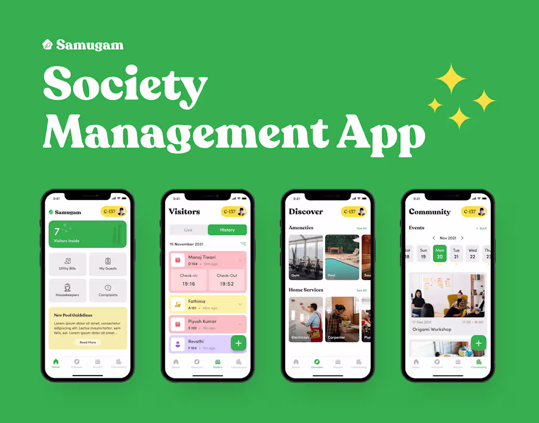 Cover image for Society Management App