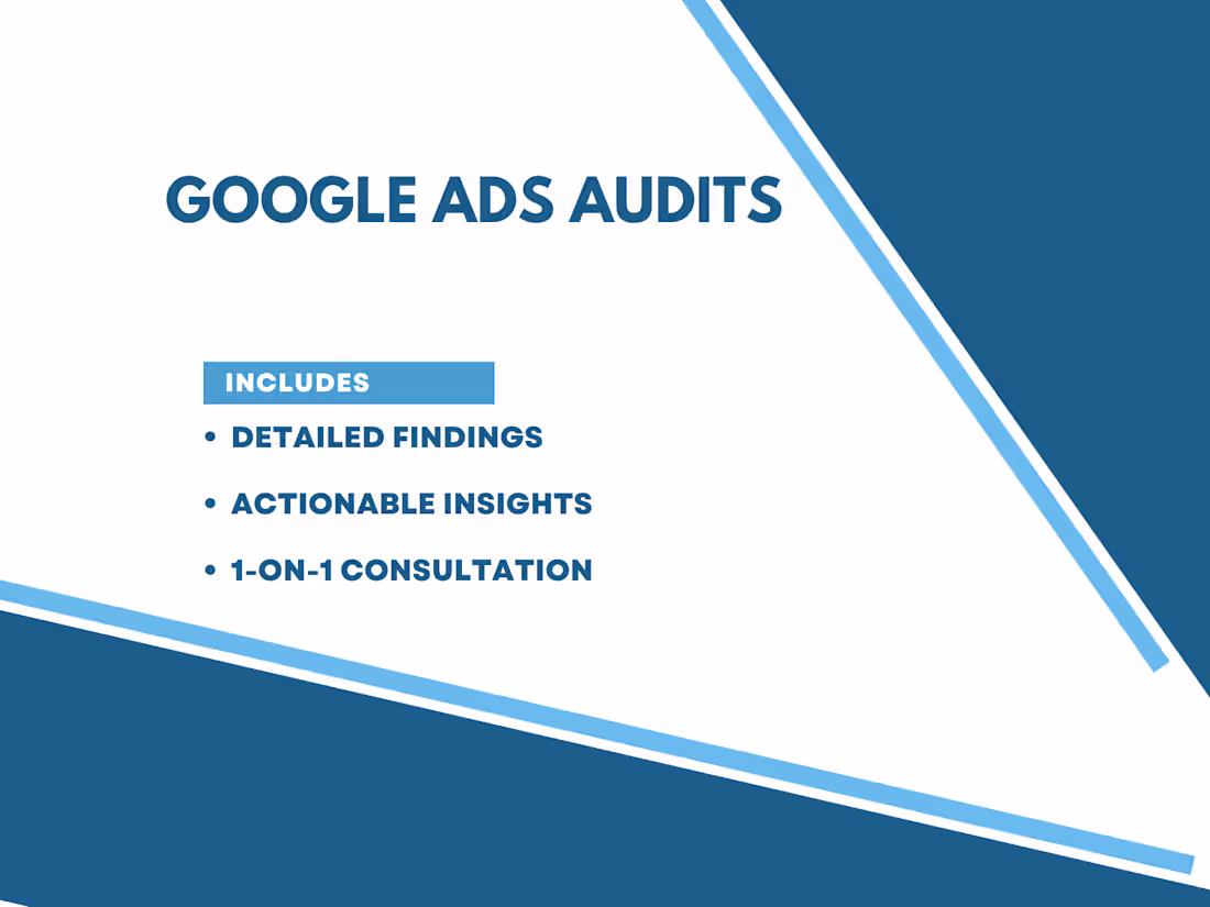 Cover image for Google Ads Audits
