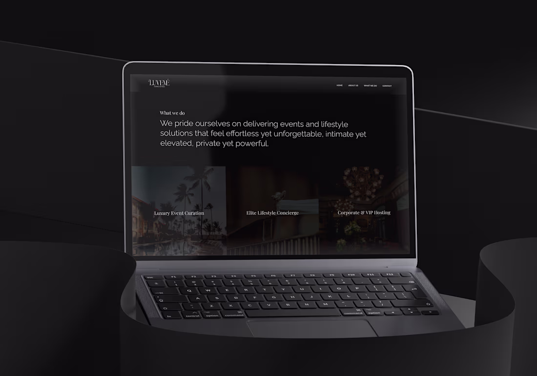 Cover image for Luxury Concierge Website.
To make a