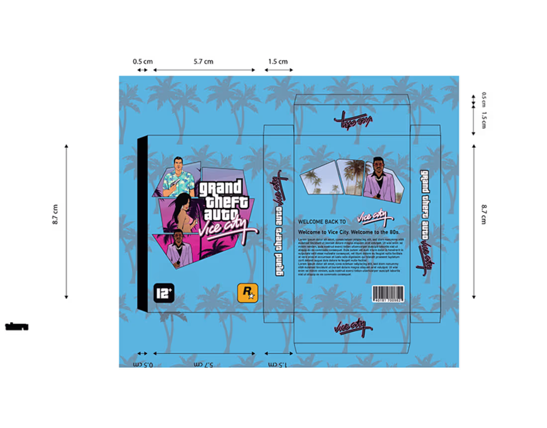 Cover image for Playing Cards Design Inspired from GTA Vice City :: Behance