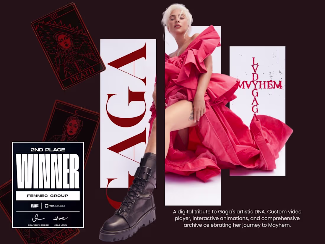Cover image for Lady Gaga "Mayhem" - Interactive Documentary (2nd Place Winner)