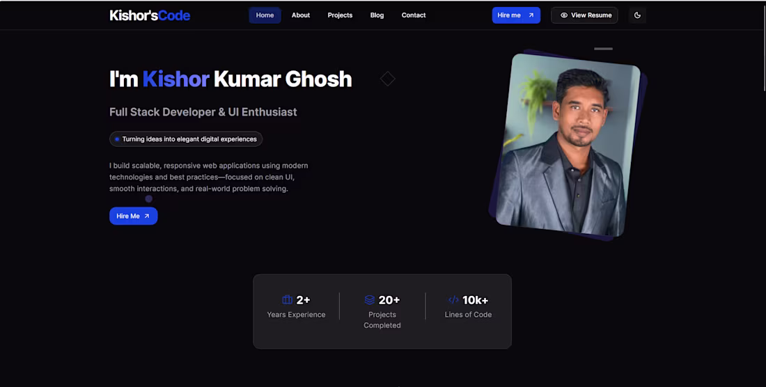 Cover image for Personal Portfolio with Full-Stack CMS