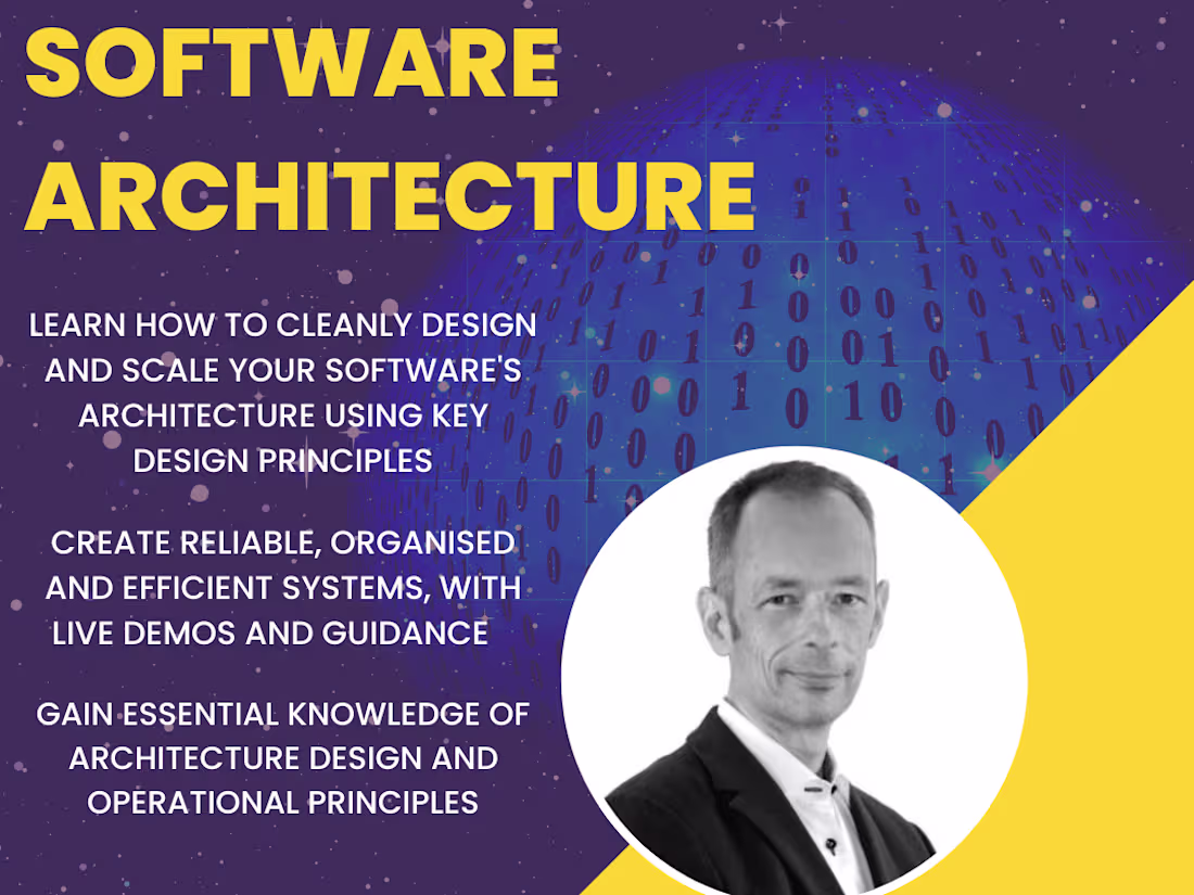 Cover image for Graphic for Software Architecture Webinar