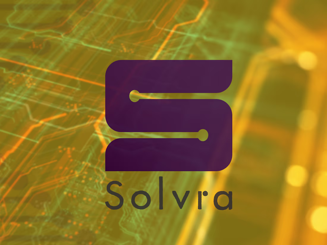 Cover image for Solvra
Title: Solvra — Tech Brand