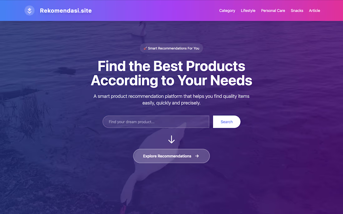 Cover image for Recommendation Side for Affiliate Marketer