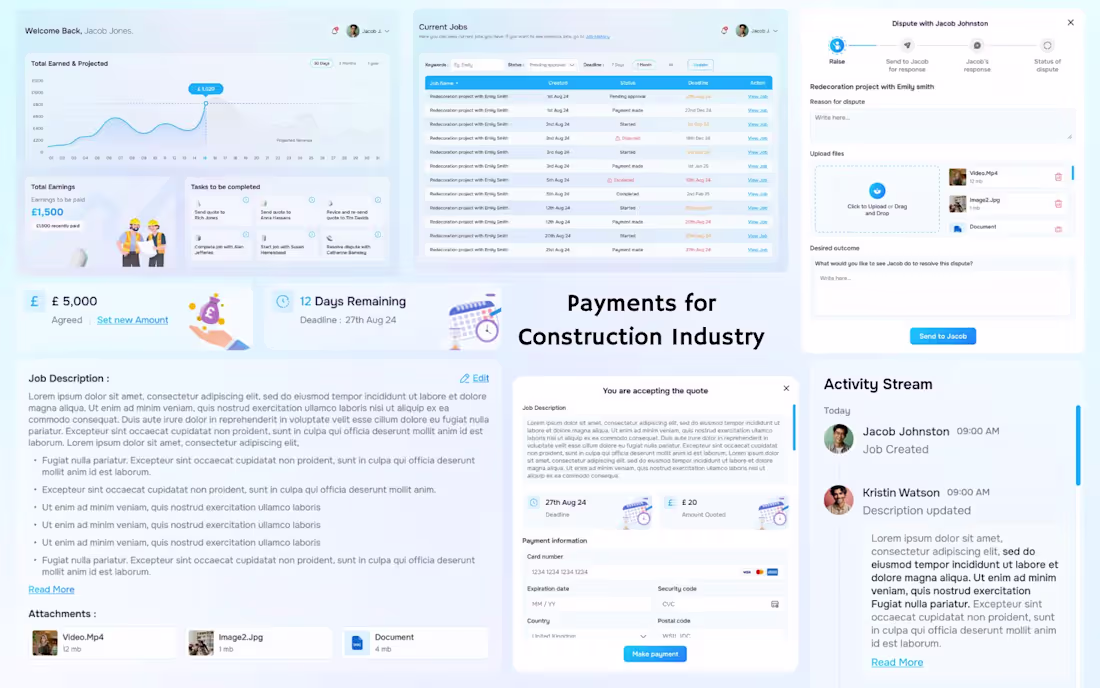 Cover image for Construction Payment and Workflow Platform Development