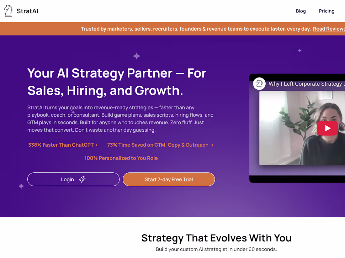 Cover image for AI-Powered Business Strategy Platform Development (Bubble.io)