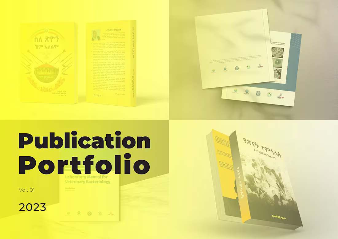 Cover image for Publication Portfolio - Vol. 01 on Behance