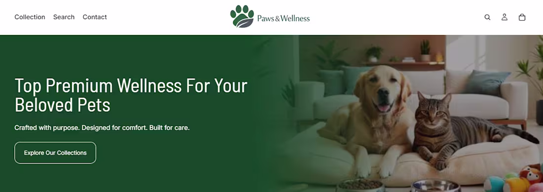 Cover image for Redesigned a premium pet wellness