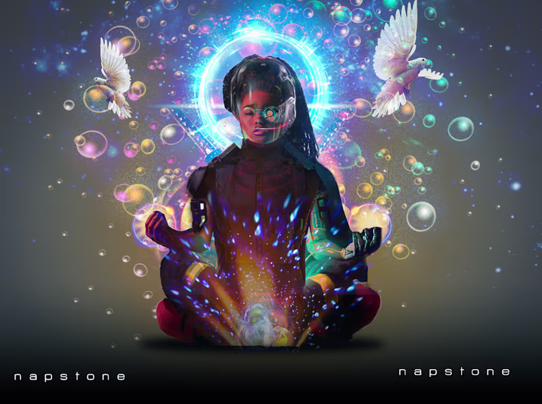 Cover image for Cyberpunk Girl - Video Game Cover Concept Design