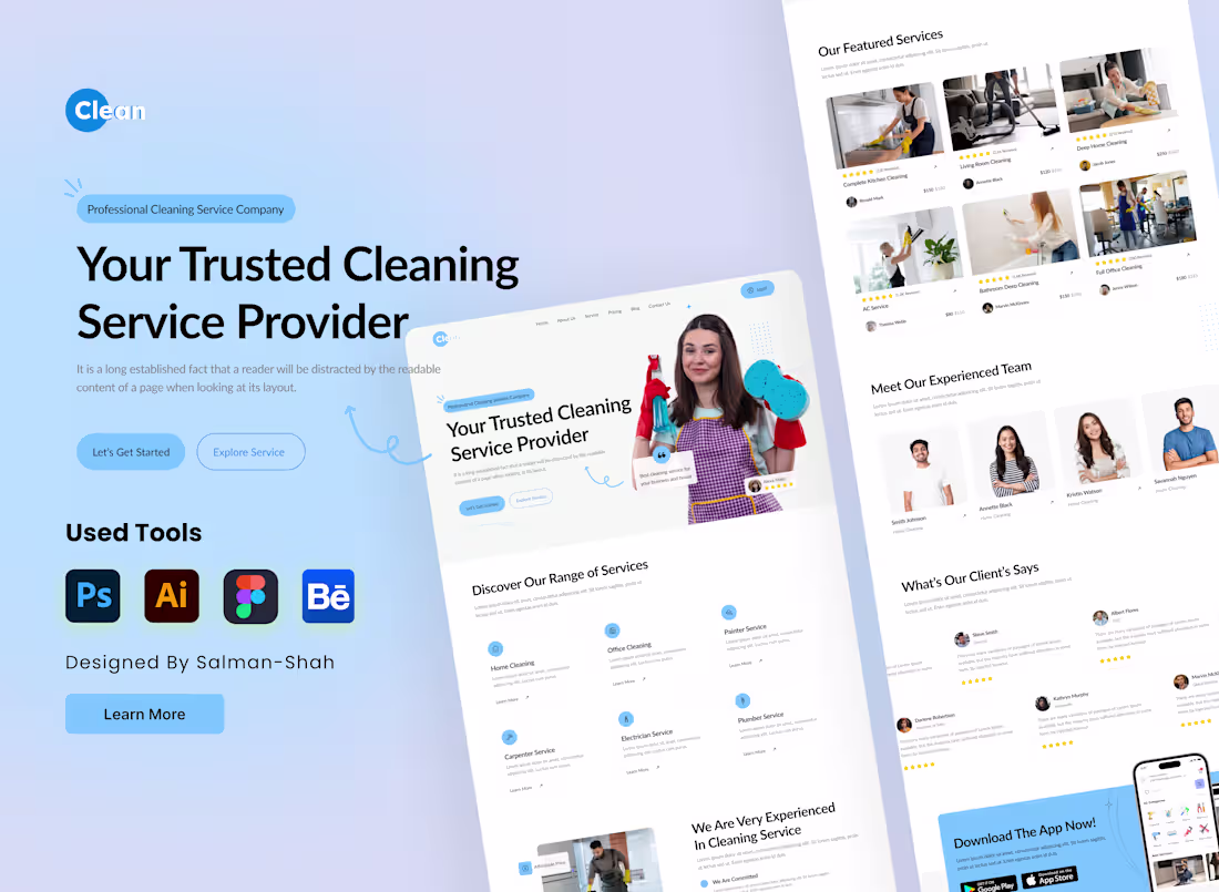 Cover image for UI/UX Clean Websites :)