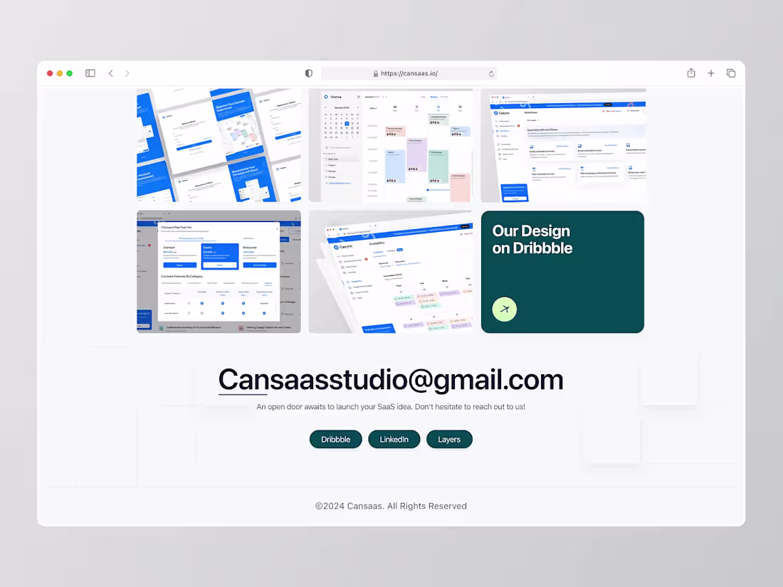 Cover image for Cansaas Agency ⏐ Landing Page