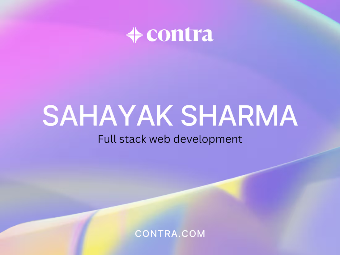 Cover image for Full Stack Web Development