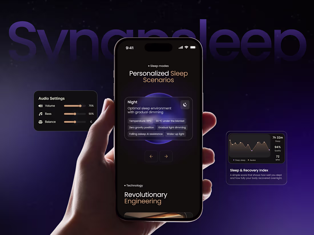 Cover image for Synapsleep | AI Sleep Intelligence