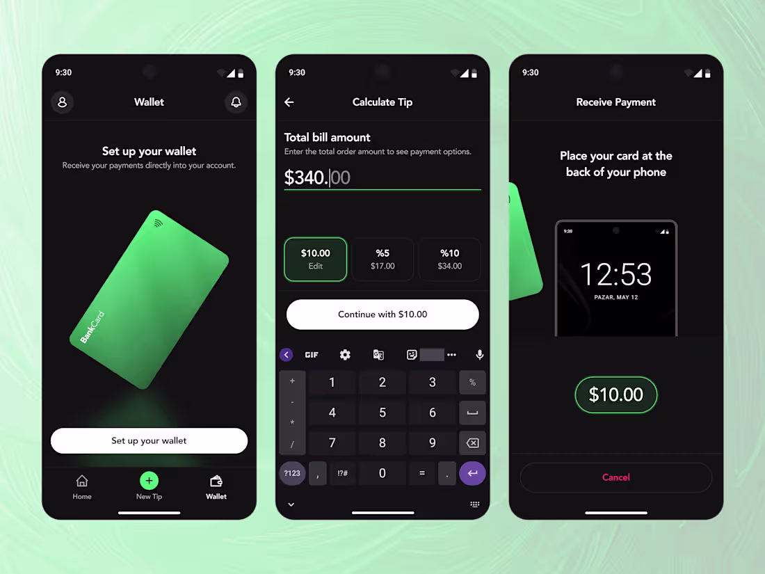 Cover image for Tippr App Design