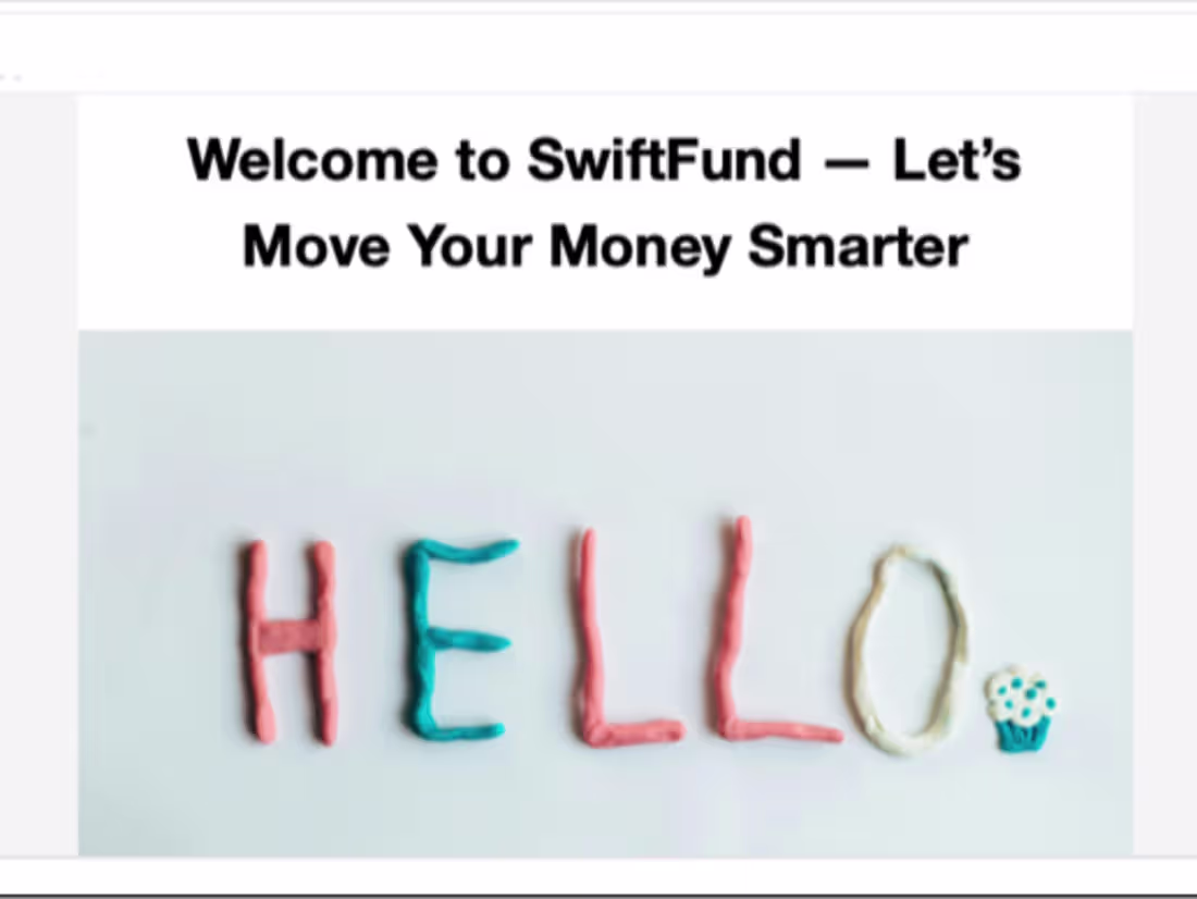 Cover image for SwiftFund Email Marketing Strategy & Campaign Execution