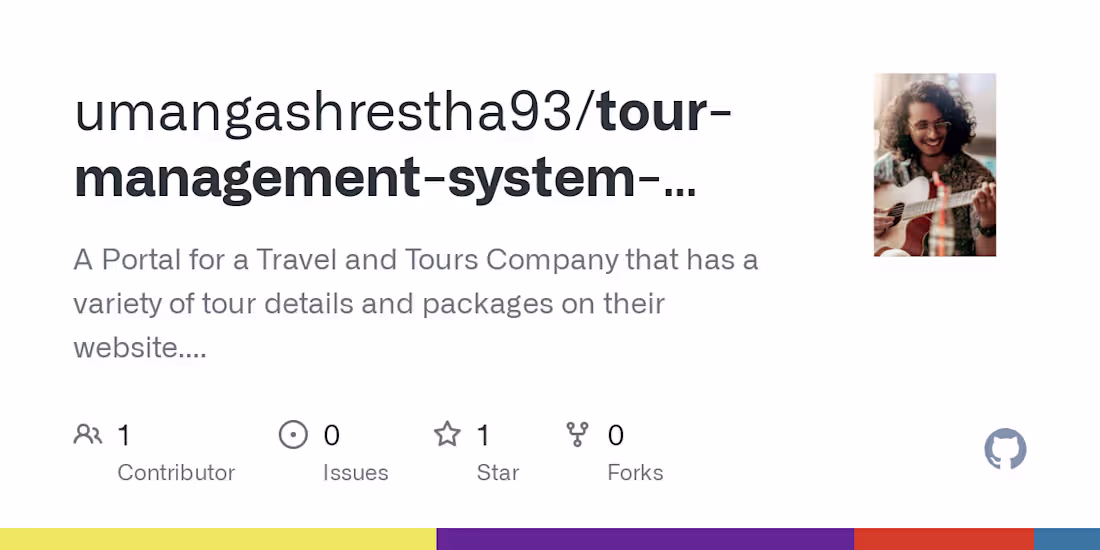 Cover image for umangashrestha93/tour-management-system-using-django