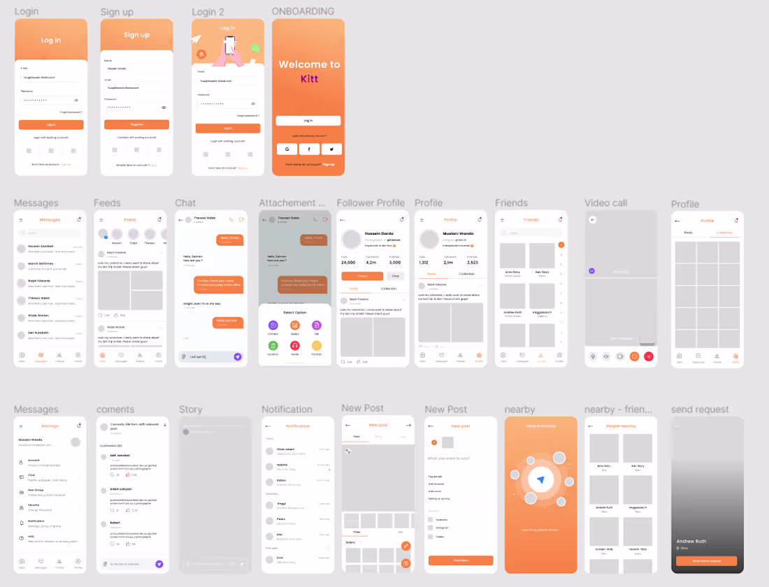 Cover image for Kitt - An All In One Social App