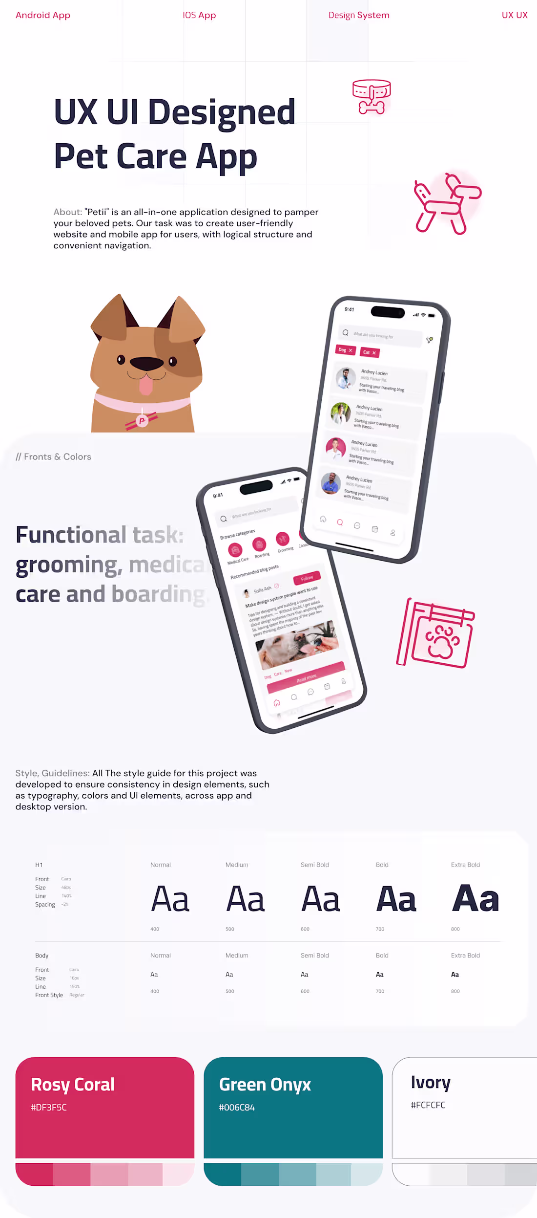 Cover image for Pet Health and Wellness Platform | Petii.io