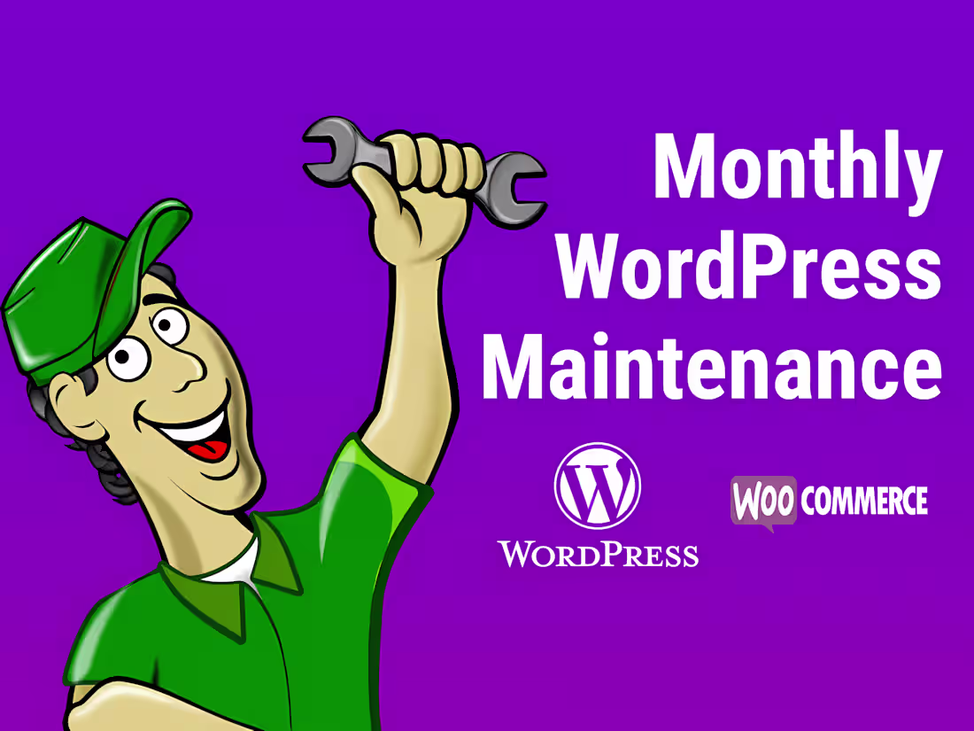 Cover image for Monthly WordPress Website Management and Maintenance Support