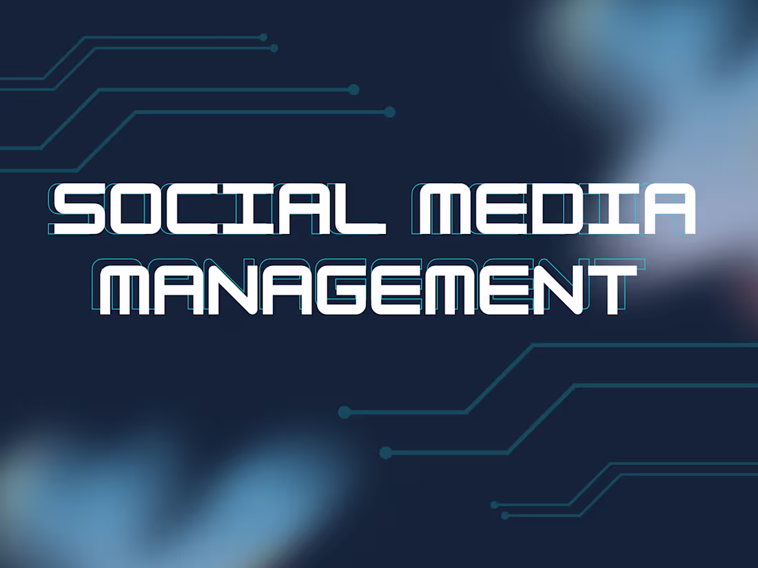 Cover image for Social Media Management