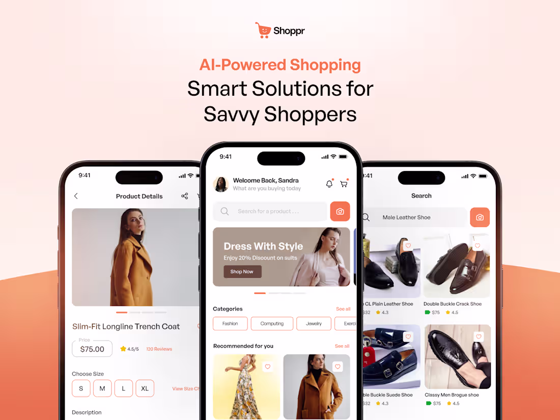 Cover image for Shoppr - E Commerce Mobile App Design Case Study