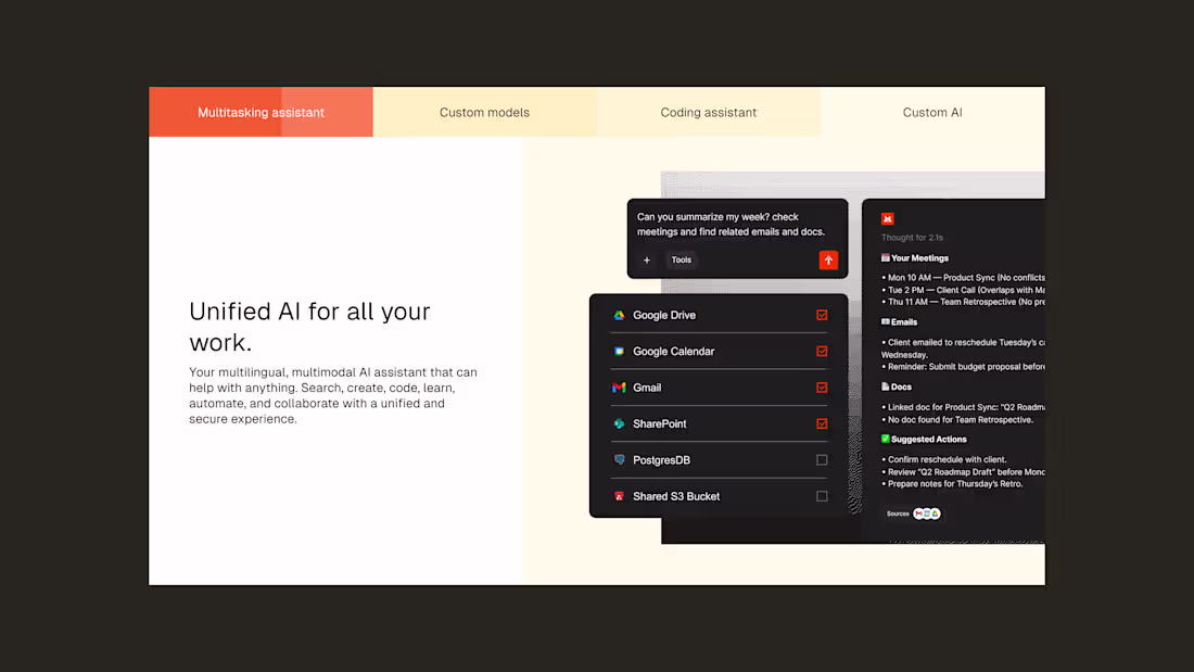 Cover image for Services section — Mistral AI