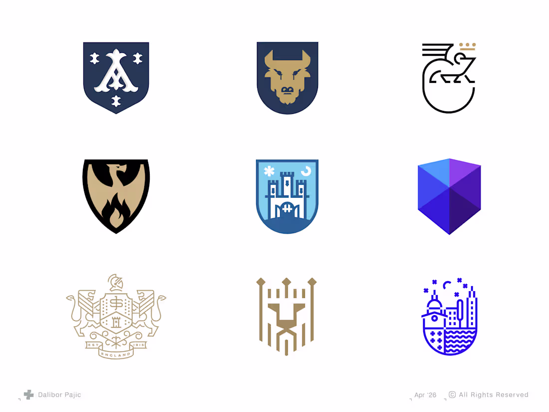 Cover image for Coat of Arms/Shield logo collection