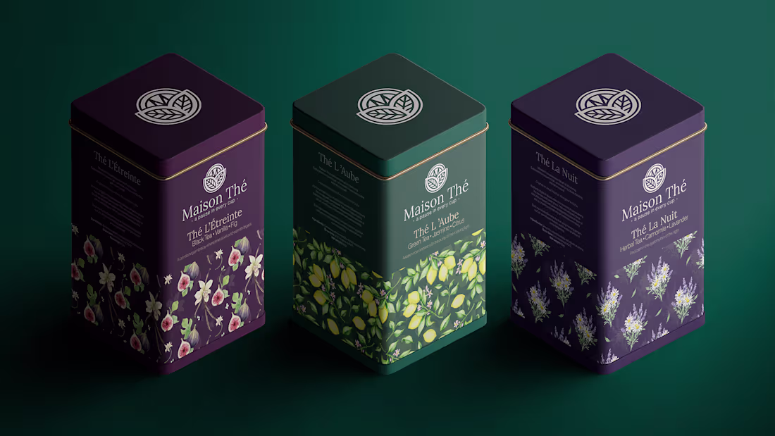 Cover image for Maison Thé - Logo, Visual Identity & Packaging
