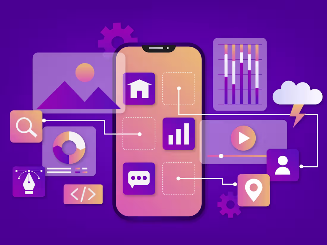 Cover image for "Innovate Design: UX/UI Magic for Mobile Apps 