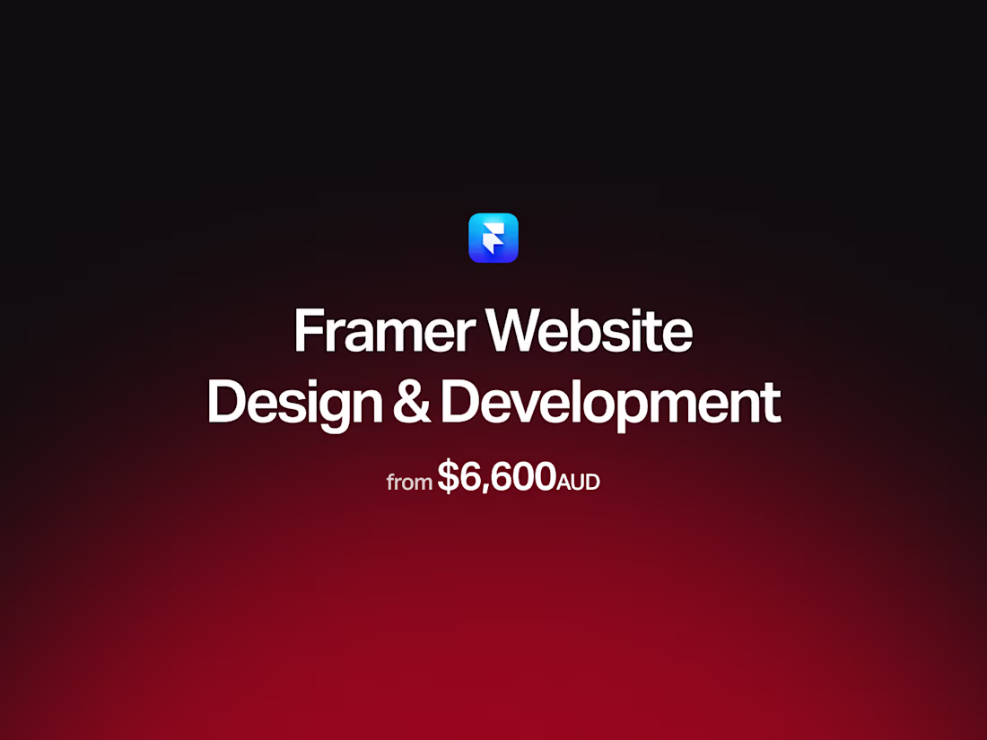 Cover image for Framer - Website Design & Development