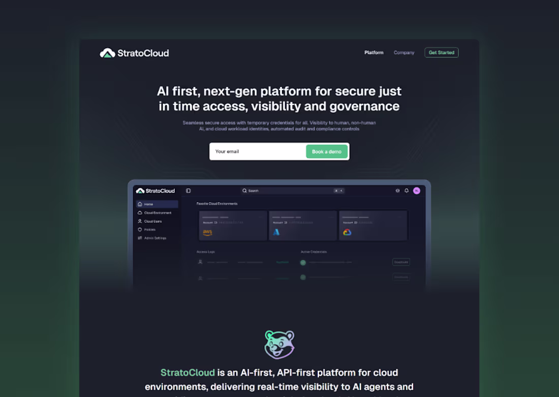 Cover image for StratoCloud 🔗https://www.strato-cloud.io/ My role: Framer D...
