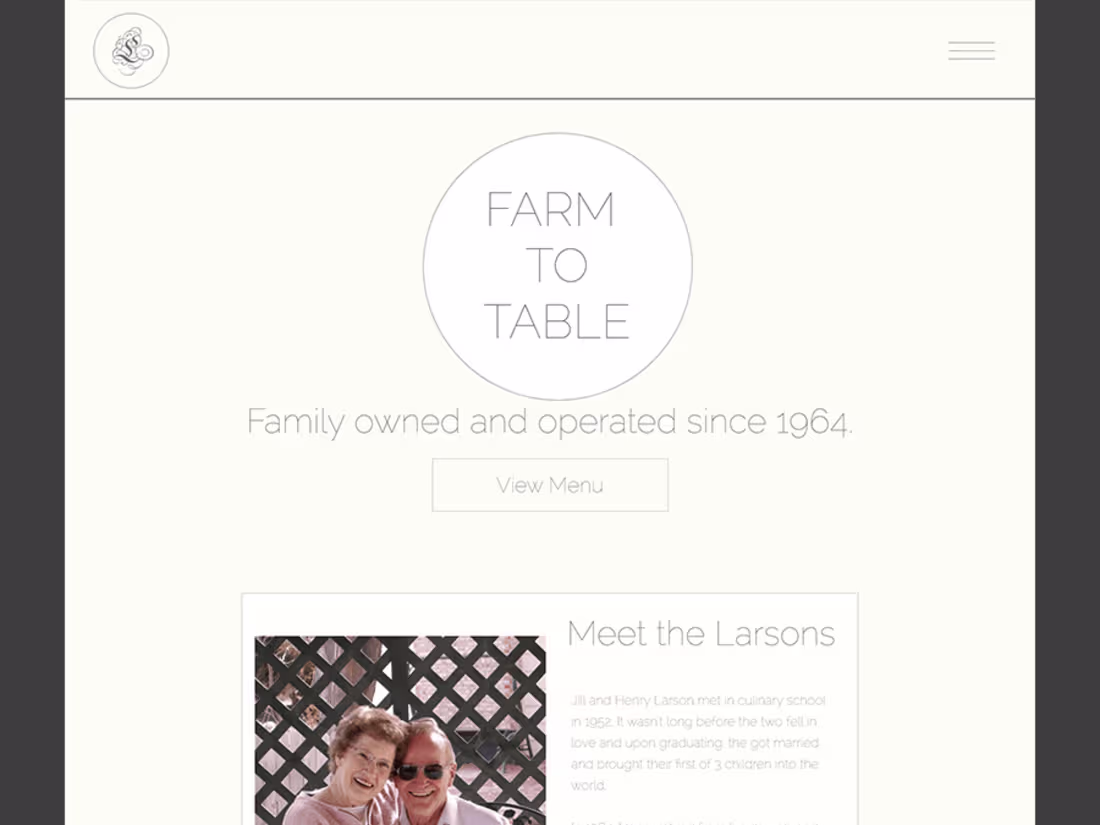 Cover image for Farm To Table