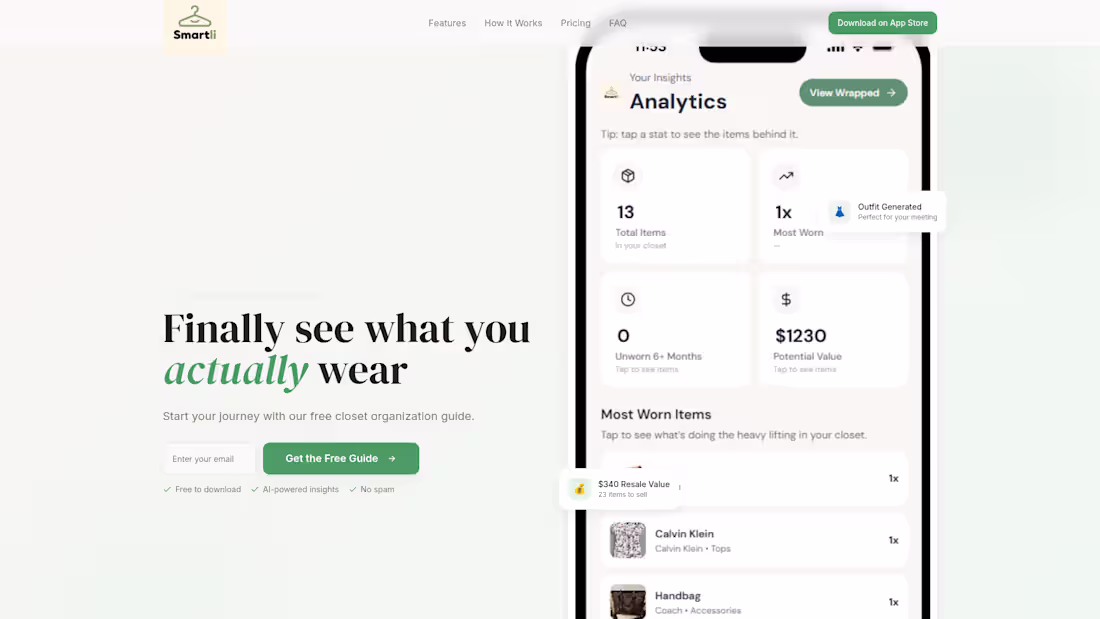 Cover image for Development of Smartli AI Closet Assistant